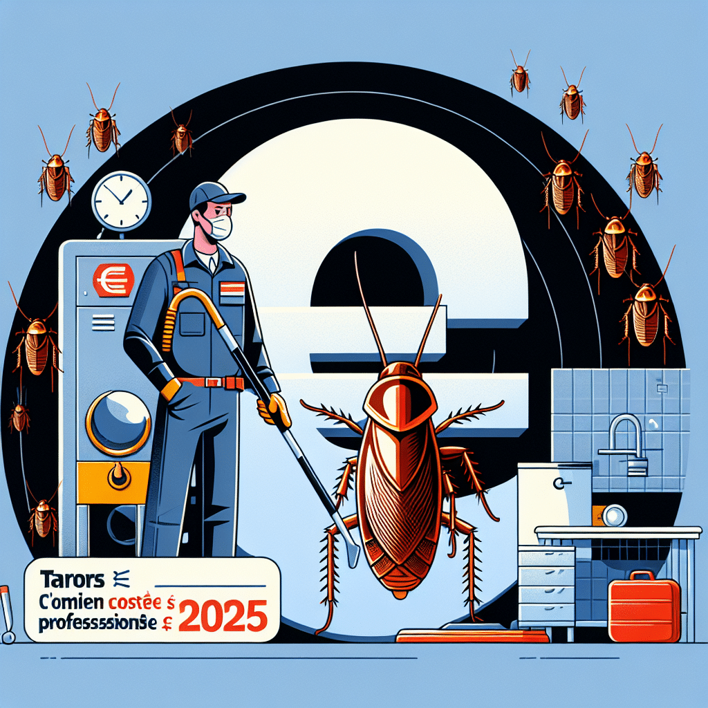 Tarifs 2025: Combien Coûte l\&rsquo;Élimination Professionnelle des Cafards?