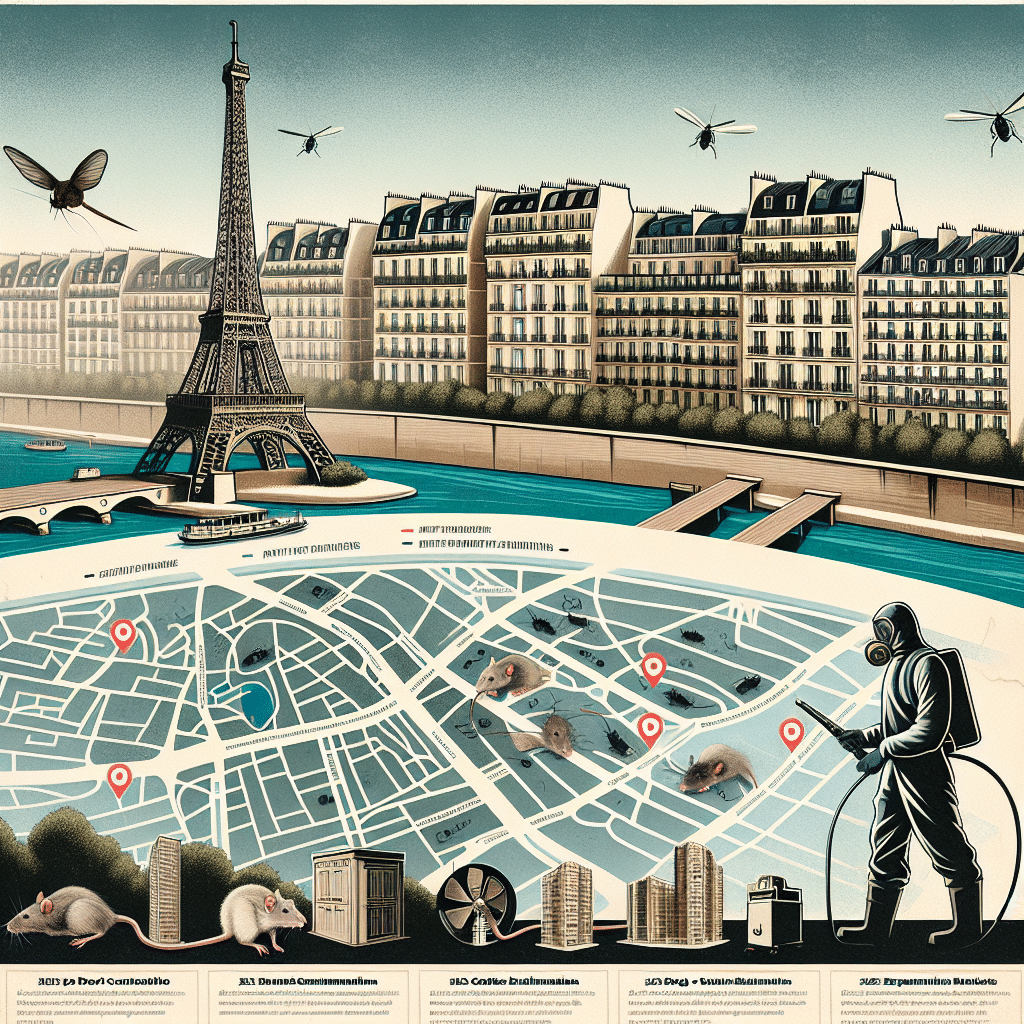 eradication des punaises de lit sur Paris