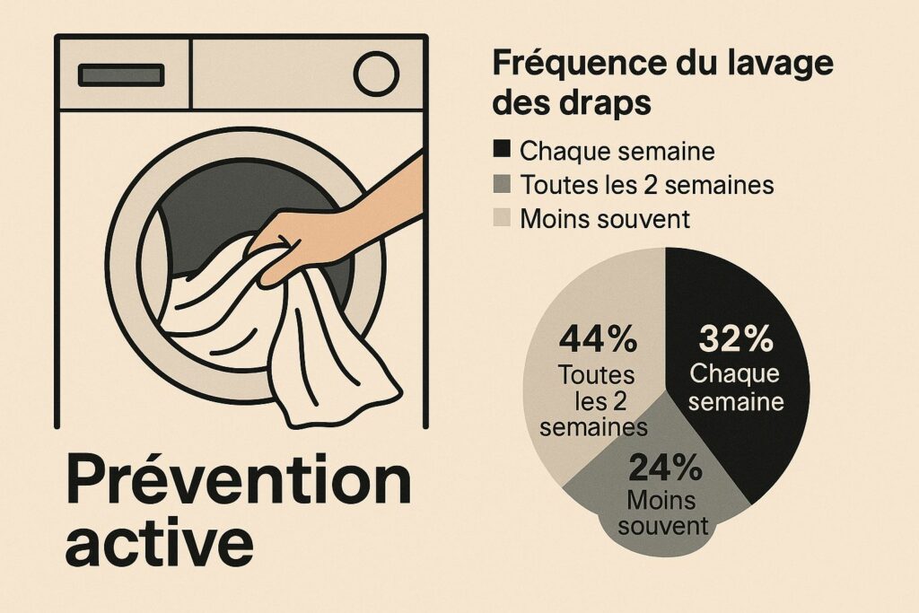 Professionnel punaise de lit : dans les coulisses d'une intervention professionnel punaise de lit infographie sur le lavage