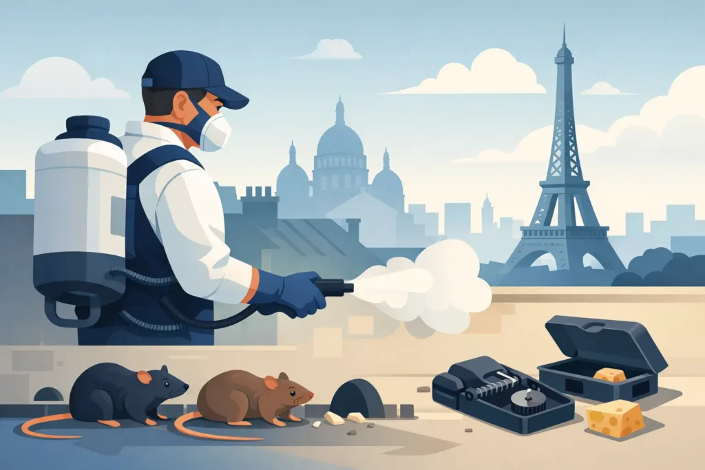 Dératiseur Paris pour éliminer les rats