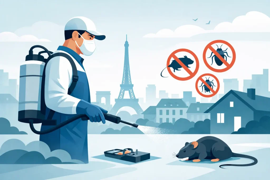 Dératiseur professionnel agréé Certibiocide Paris