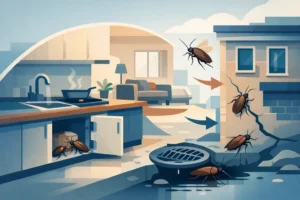 D'où viennent les cafards dans votre logement ?