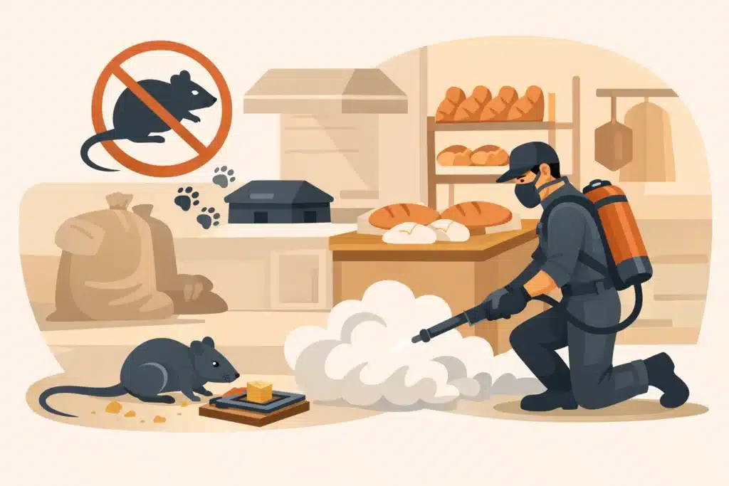 Exemple d’éradication de rats en boulangerie