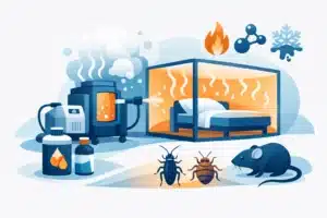 Traitement thermique chimique contre les nuisibles
